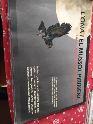 L Ona i el mussol pirinenc.  Escrito en catalán.