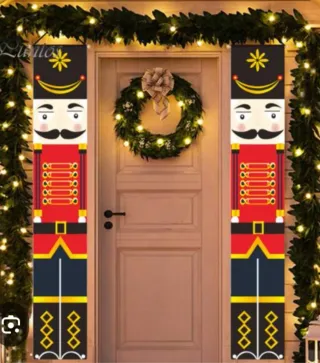 2 Adornos Tela Cascanueces