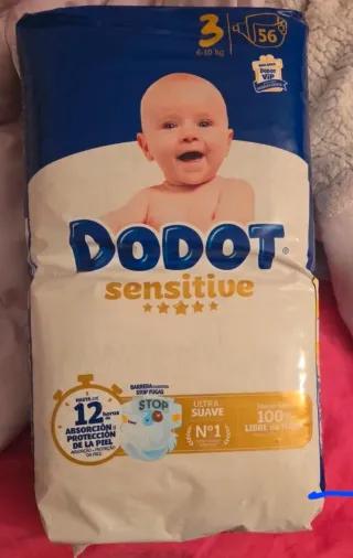 Pañales Dodot Sensitive Talla 3 (6-10 kg)