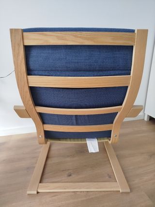 Sillón y reposapiés POÄNG