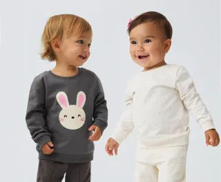 2 sudaderas bebé.