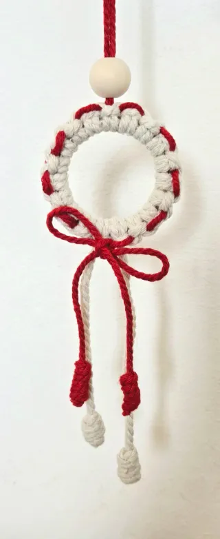 Set 2 Ghirlande Natalizie Fatte a Mano