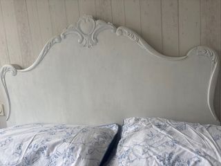 Cabezal de cama madera maciza estilo antiguo