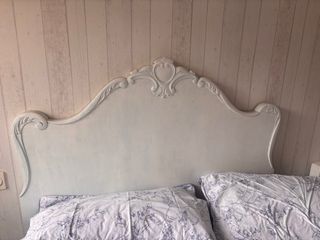 Cabezal de cama madera maciza estilo antiguo