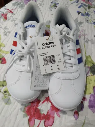 Zapatillas Adidas VL Court 2.0 K Talla 38