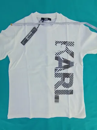 Camiseta Karl Lagerfeld Blanca Talla M