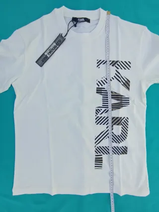 Camiseta Karl Lagerfeld Blanca Talla M