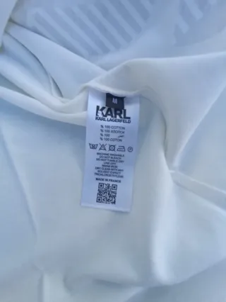 Camiseta Karl Lagerfeld Blanca Talla M