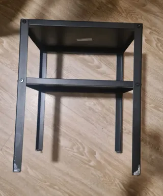 2 Mesas de Noche Metal Ikea