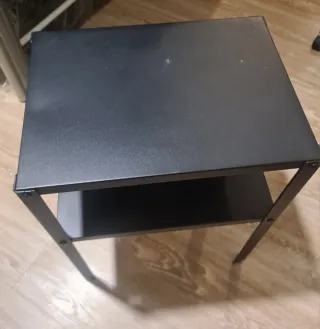 2 Mesas de Noche Metal Ikea