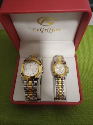 Relojes Le Griffon Dúo Oro y Plata