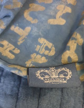 Pochette Kipling vintage grigio/oro