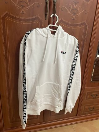 Sudadera Fila Blanca con Logo