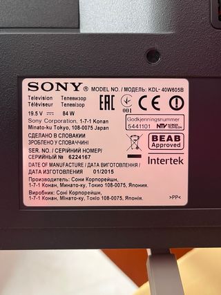 Televisor Sony 40”