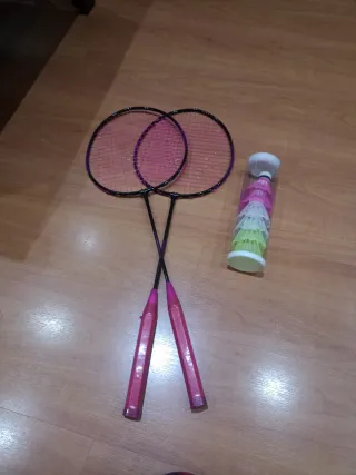 Raquetas de bádminton con volantes