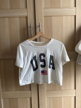 Camiseta corta USA Talla única