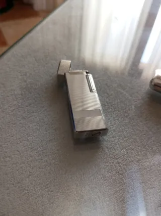 Mechero Corona Plata