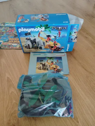 Playmobil Piratas Barco y Accesorios