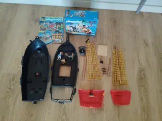 Playmobil Piratas Barco y Accesorios