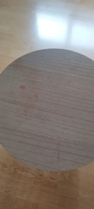 Mesa auxiliar nórdica/industrial madera y metal