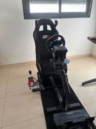 Cockpit Moza R5 con Freno y Cambio H