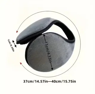 Orejeras de perlas para invierno