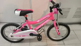 Bicicleta infantil rosa 4-7 años