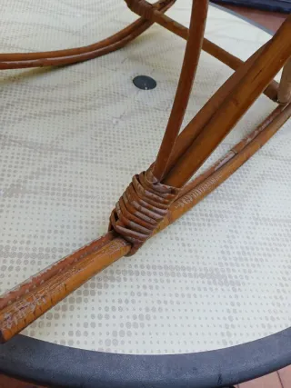 Sedia a dondolo vintage per bambini