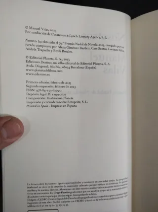 Nosotros: Premio Nadal de Novela 2023