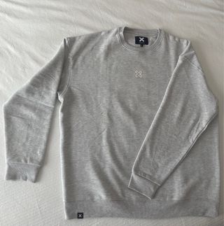 Sudadera Blue Banana gris. Oversize