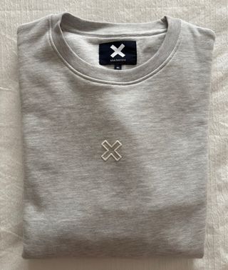 Sudadera Blue Banana gris. Oversize