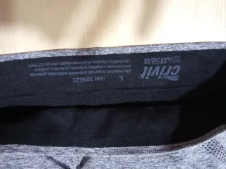 Sujetador deportivo gris Talla L Nuevo nunca usado