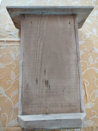 Tabla de lavar madera antigua