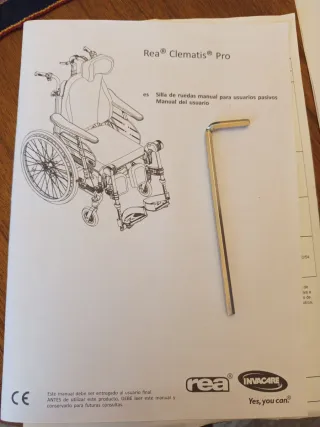 Silla de ruedas de ortopedia.