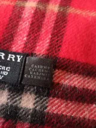 Sciarpa Burberry Tartan Cashmere Vintage