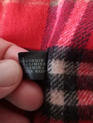 Sciarpa Burberry Tartan Cashmere Vintage
