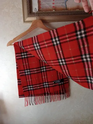 Sciarpa Burberry Tartan Cashmere Vintage
