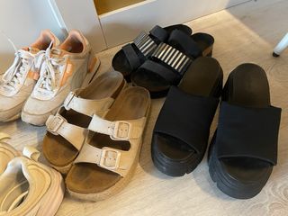 Se vende todo junto talla 39 menos ls reebok 38.5