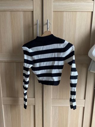 Bershka Camiseta Rayas Manga Larga