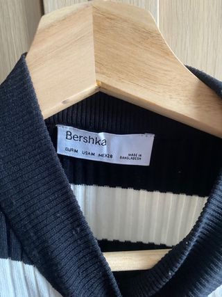 Bershka Camiseta Rayas Manga Larga