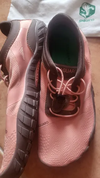 Zapatillas Saguaro Unisex Rosa y Marrón