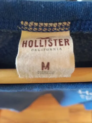 Sudadera Hollister sin capucha azul