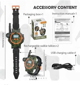 Walkie Talkie Relojes Multifuncionales