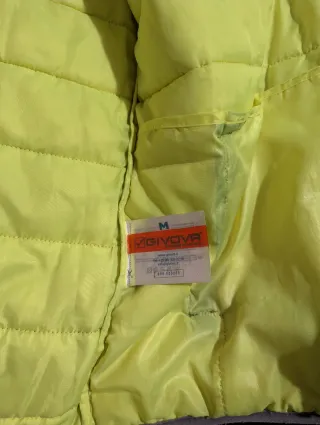 Giubbotto uomo Givova grigio e giallo