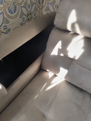 Sofá 3 plazas grande con canapé