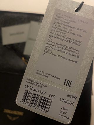 Bolso Zadig & Voltaire Negro Piel Cocodrilo