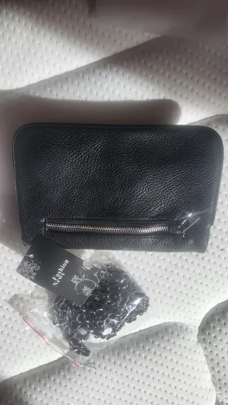 Bolso negro mano/bandolera