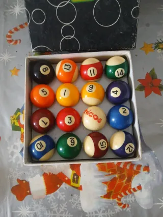 Bolas de billar americano - Set completo