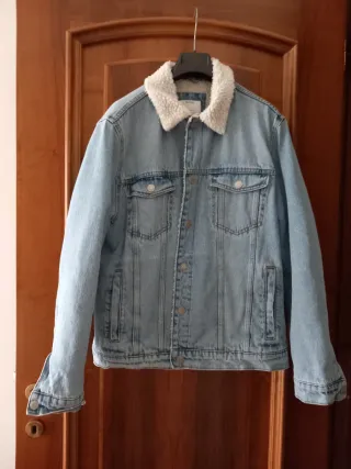 Giubbotto denim Bershka uomo M