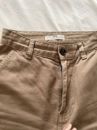 Pantalones cargo marrones talla 34